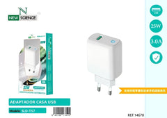 NewScience®Zidni brzo punjač USB 25W Model:14670