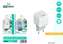 NewScience®Zidni brzo punjač PD TYPE C 30W Model:15028