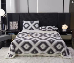 Deka HEX s krznom (200x230)