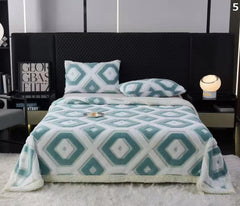 Deka HEX s krznom (200x230)