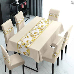 Set stolnjaka i 6 univerzalnih navlaka za stolice - DomTex