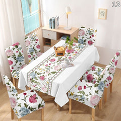 Set stolnjaka i 6 univerzalnih navlaka za stolice