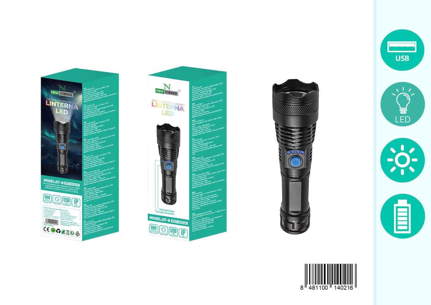 LED Solarna Svjetiljka DT-8