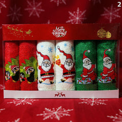 🎄 Božićne kuhinjske krpe – set od 6 komada 🎅