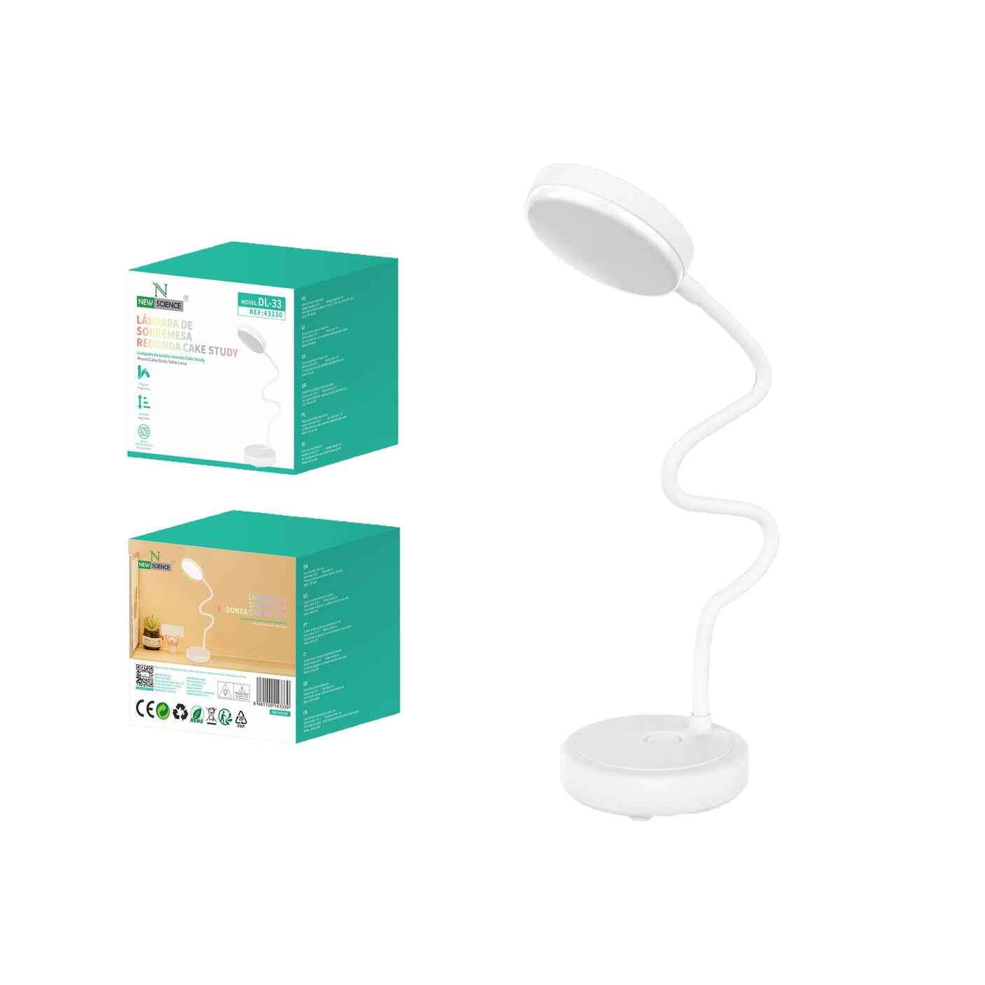 LED Stolna Lampa sa podesivim Spiralnim Dizajnom