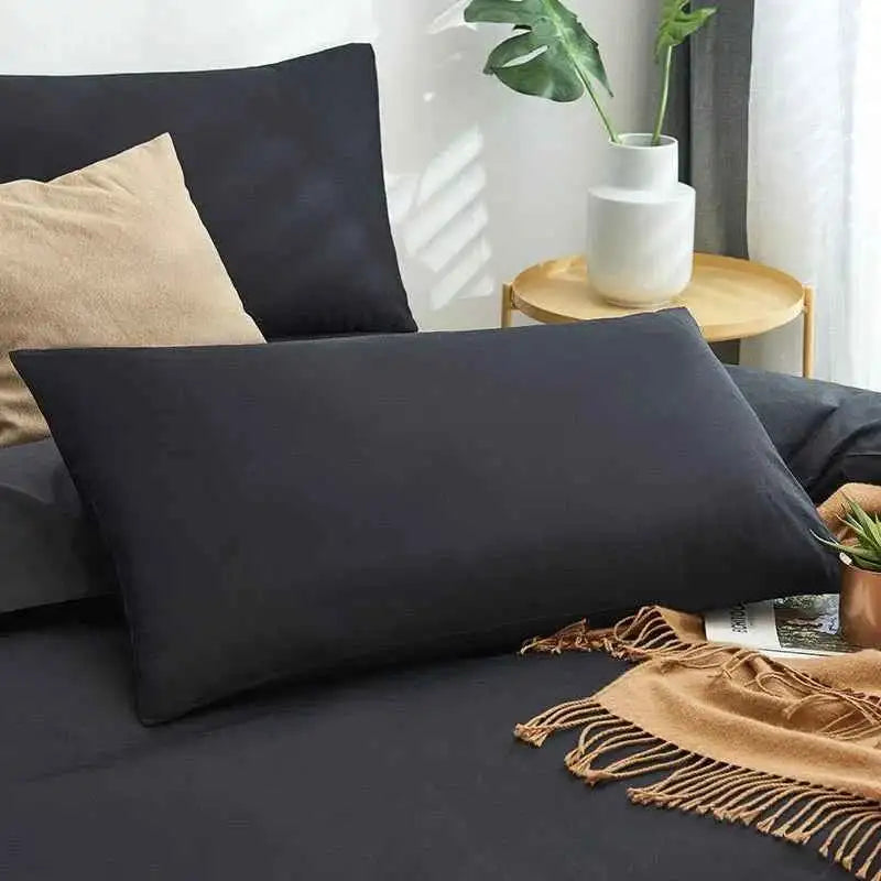 Pamučne jastučnice 50x70 / 2+2 GRATIS Crna